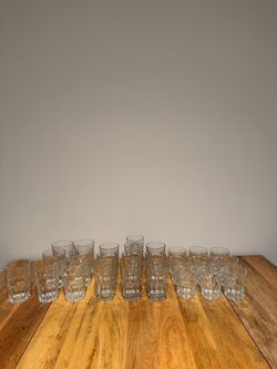 Everyday Glassware Set - Dishwasher and Microwave Safe