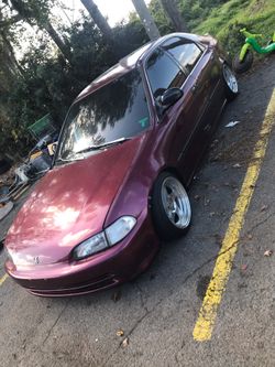 94 civic single cam turbo!!! Needs new head gasket!!!