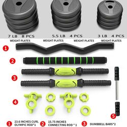 Adjustable Dummbells115 Lb