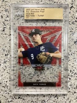 NICK YORKE Leaf 1/1 Pre Production Proof SLABED