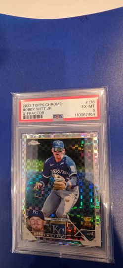 2023 topps chrome Bobby Witt Jr xfractor PSA 6