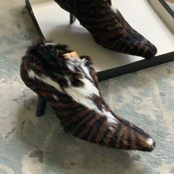 Anna Sui Fur Booties 