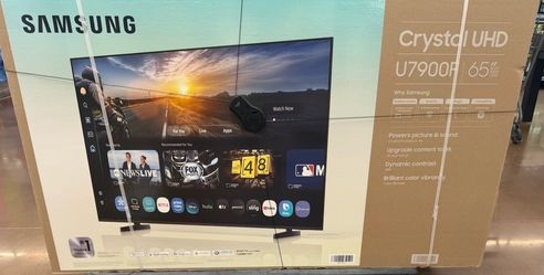 65 Samsung Smart 4K HDTV $55 on a Financing free delivery six month warranty