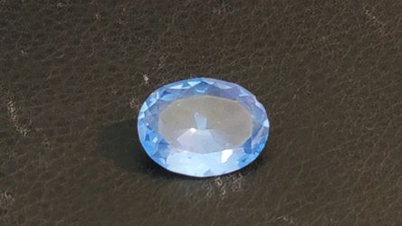 Large Oval Blue Topaz