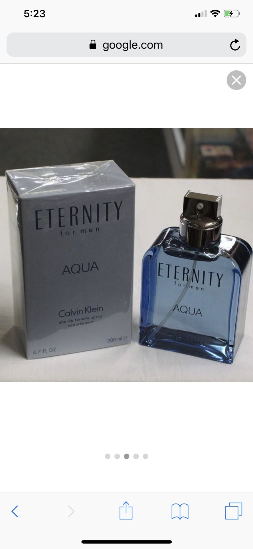 Eternity Aqua Perfume