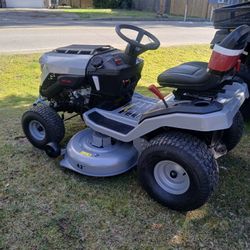 Murray MT(contact info removed) riding mower 19 HP 42 inch cut.
 Brand new never used.
 Moving and now, no longer need.