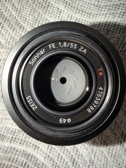 Sony Zeiss 55mm F1.8