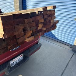 Redwood 2x4 8ft Long All New Never Used Leftover From Job