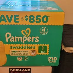 New PAMPERS size 1 