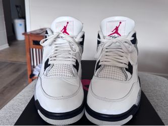 Air Jordan Retro White Cement 4’s Size 13
