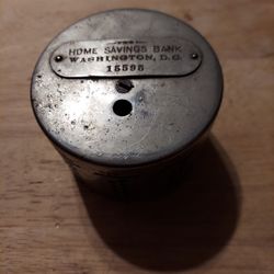 Antique 1920s/1930s home bank. The home savings bank washington dc