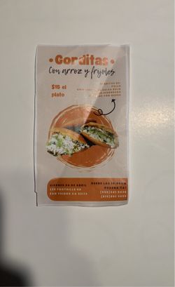 Gorditas Con Arroz Y Frijol Hoy Viernes 4 De Abril