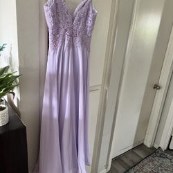 Lavender Prom Dress Size Small