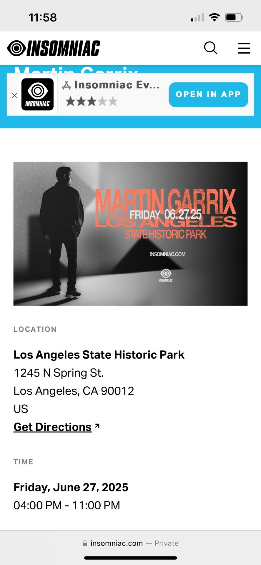 Friday 6/27 Martin Garrix