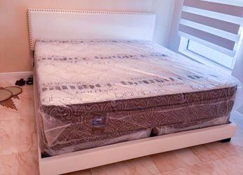 NEW MATTRESS KING SIZE PILLOW TOP WITH BOX SPRING