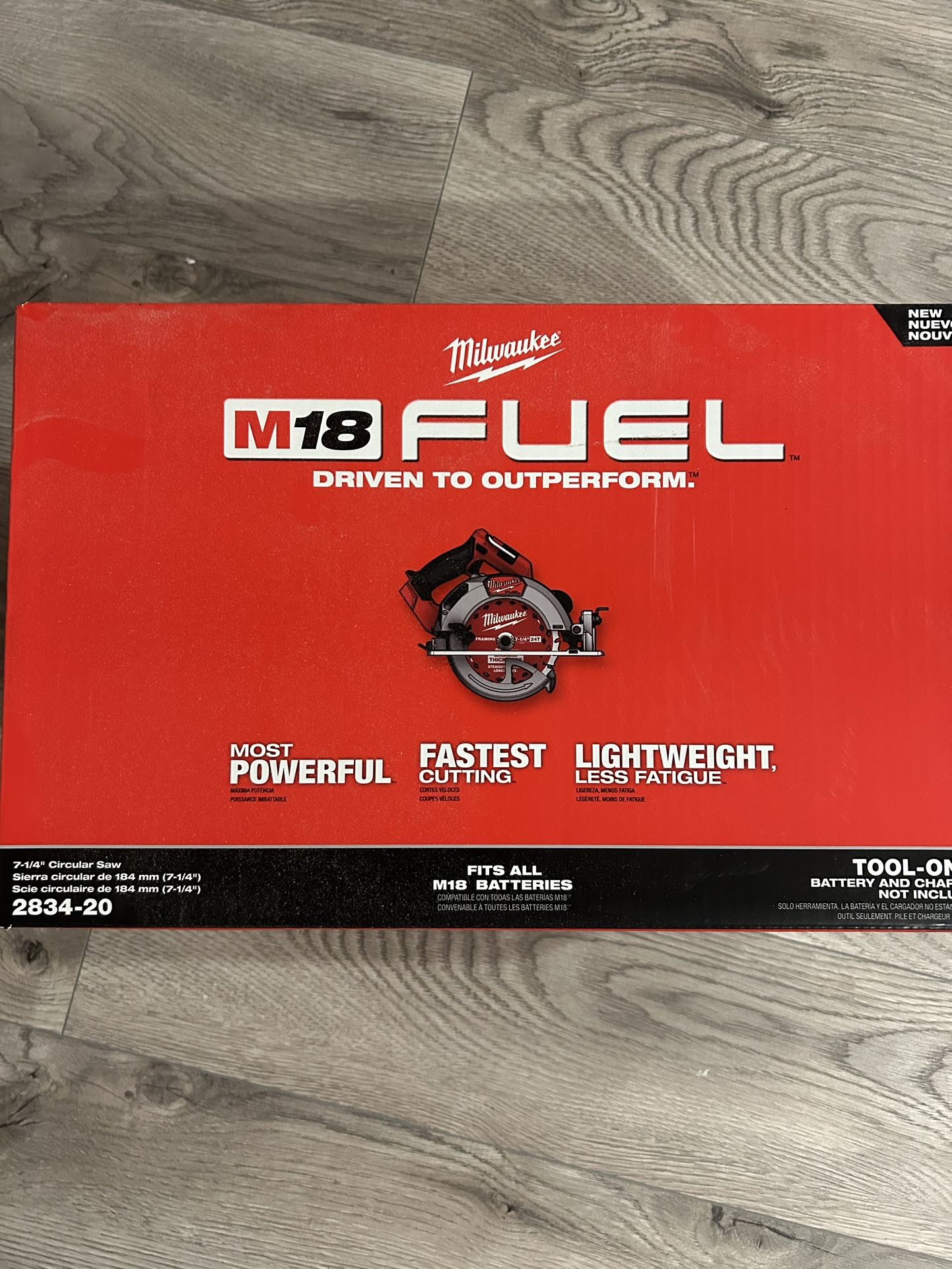 *Brand New* Milwaukee 7 1/4” Cordless Skillsaw