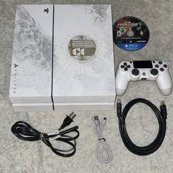 WHITE SONY PLAYSTATION 4 PS4 DESTINY SPECIAL EDITION CONSOLE WITH VIDEO GAME & CONTROLLER