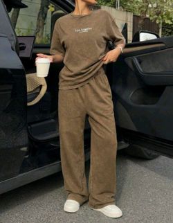 Los Angeles California Two-Piece Lounge Set