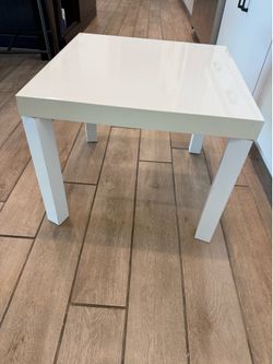 IKEA White side table