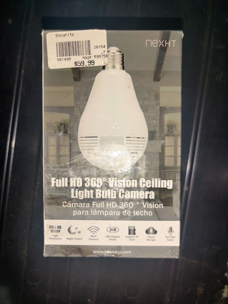 Spy Camera Light Bulb 