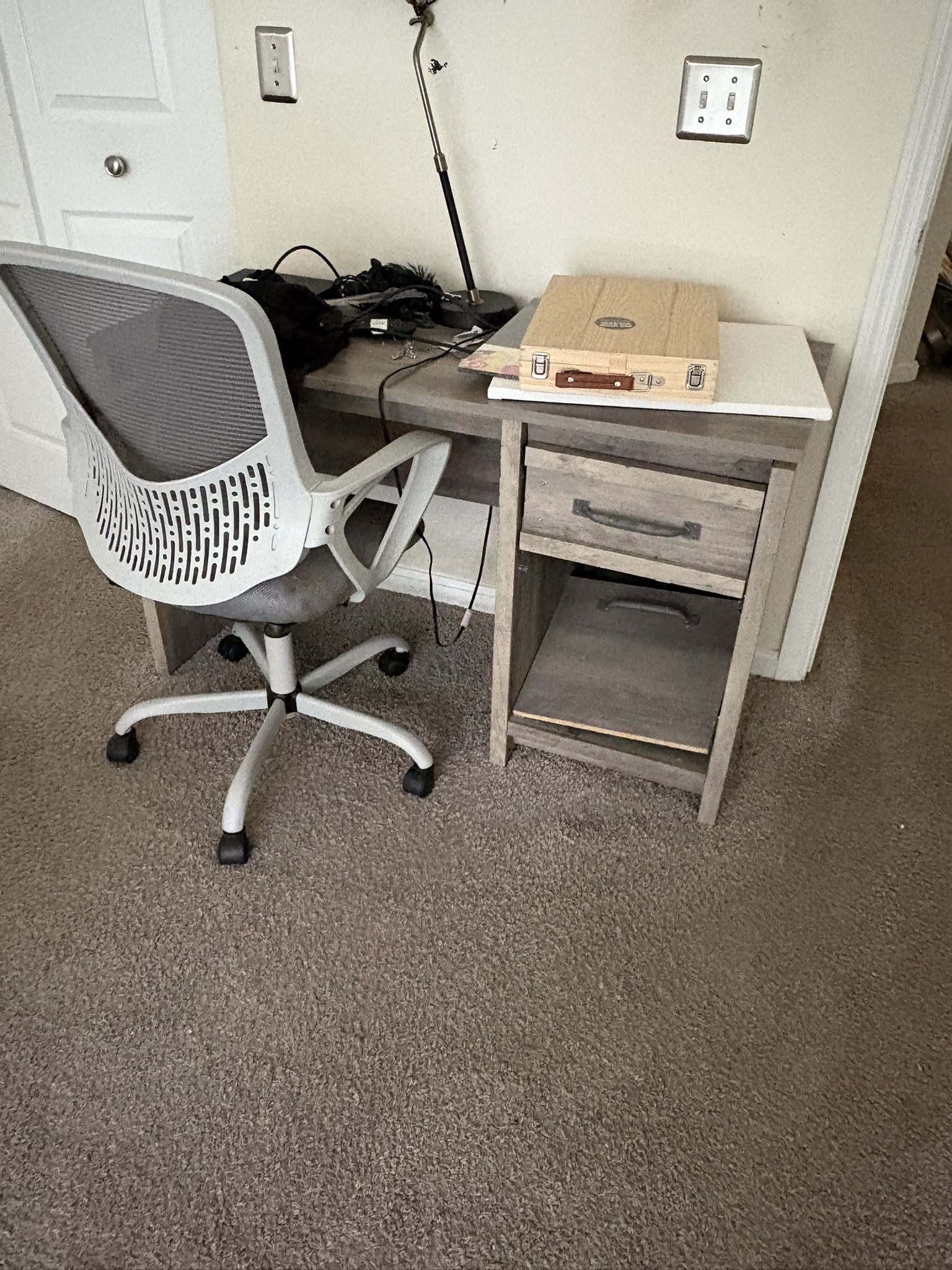 Used Desk And Desk Chair