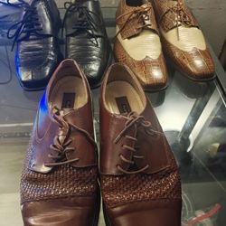 Stacy Adams Mens Size 11 Dress Shoes
