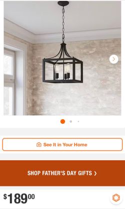 Hampton Bay Pendant Chandelier (READ DESCRIPTION)
