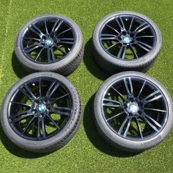 BMW M 193 18" Wheels Rims Staggered w/ Tires Set OEM