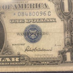 1957 Star ⭐️ Silver Certificate