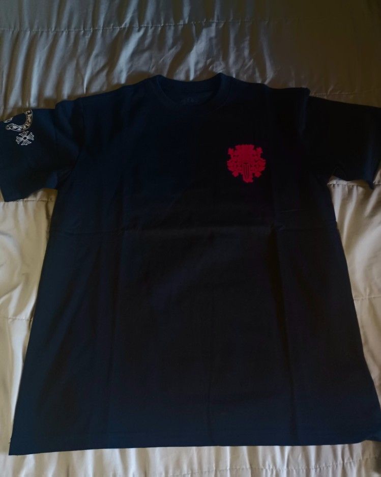 CHROME HEARTS DAGGER EYE CHART　tシャツ Chrome Hearts Eye Chart Dagger T-shirt Men's BlackChrome Hearts