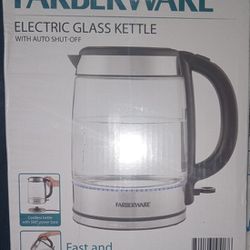 Farberware Electric Glass Kettle *NEW IN BOX* for Sale in Roseville, CA -  OfferUp