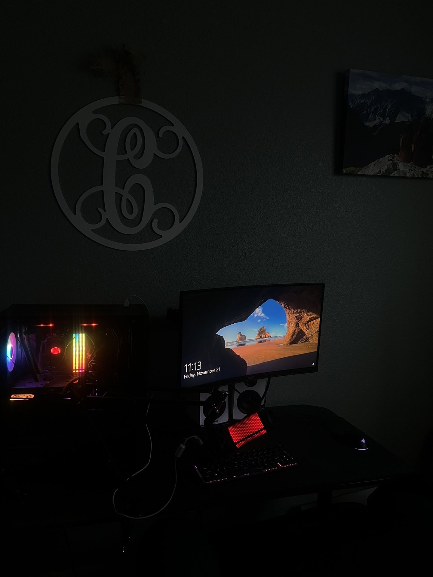 AOC 144hz 28’ Curved Monitor