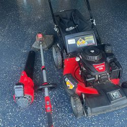 For Sale Crasftsman M220 And  String Trimmer and Leaf Blower