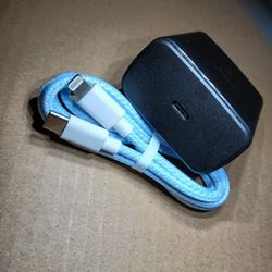 Fast Type C Wall Charger IPhone Lightning Charging Cable