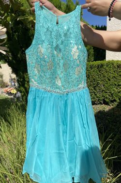 Blue/Green Formal Promotion, Graduation, Homecoming Dress