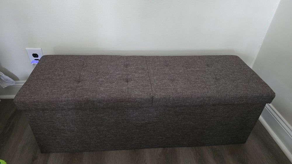 Storage Box, Folding Box Chest with Smart Lift Top