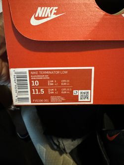 Nike Terminator Low Men Size 10