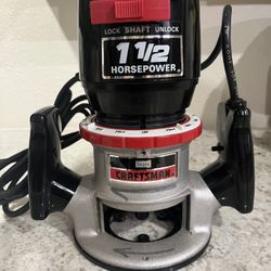 Craftsman Router 1 1/2 Hp 