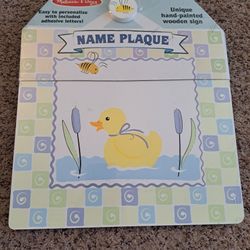 Melissa And Doug Name Plaque 