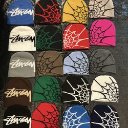 Stussy And Spider Style Beanies