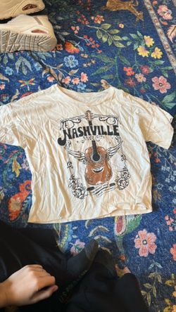 #7: Cropped Nashville Tee Wondernation Size L (Kids)