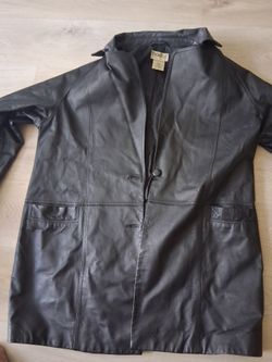 Vintage Tribeca Studio Genuine Leather Black Jacket