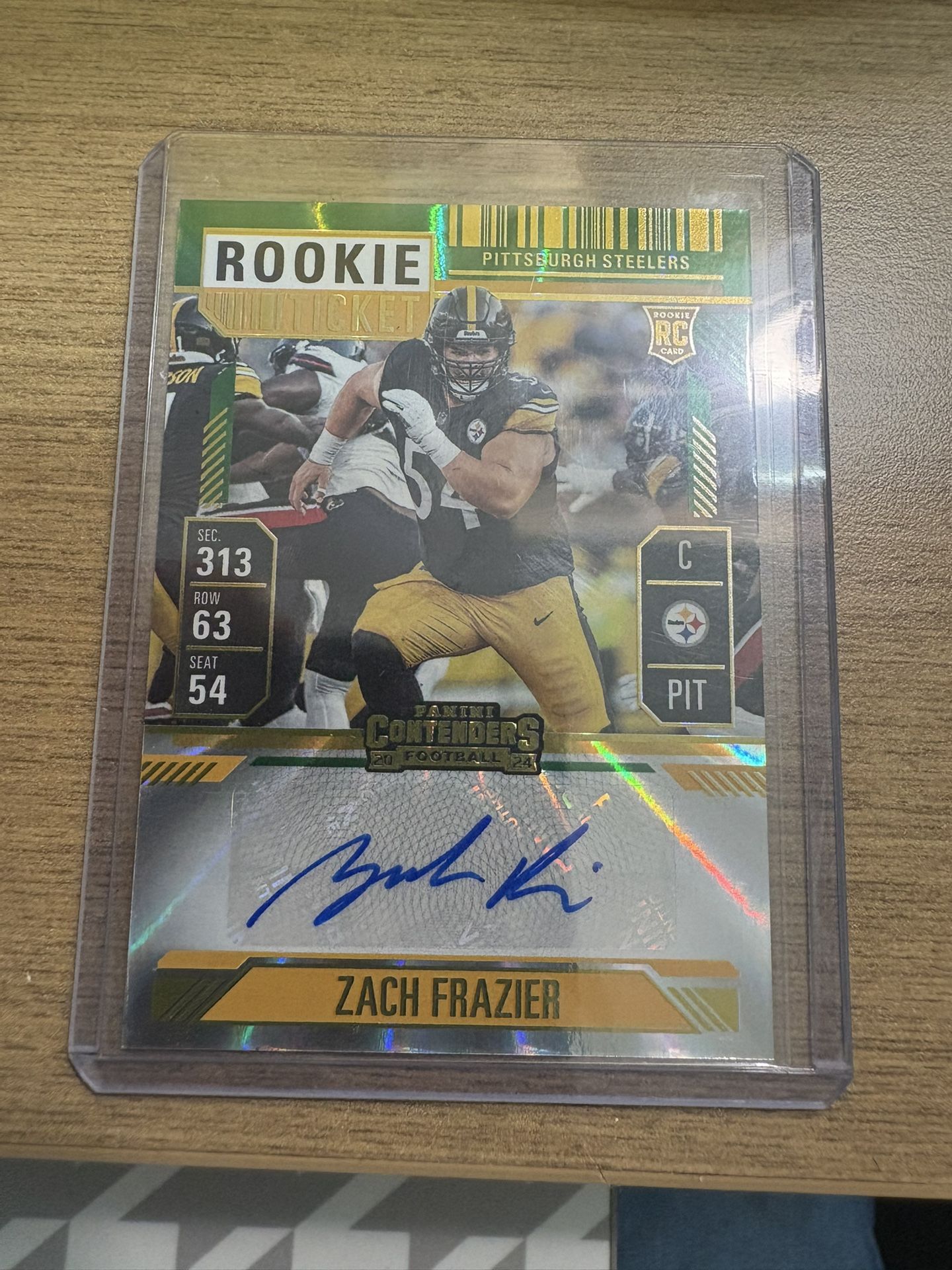 2024 Panini Contenders Rookie Ticket Autograph Zac Frazier #230