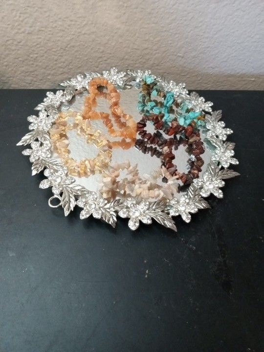 GORGEOUS LOT of 5 Agate Crystal Stretch OS Bracelets,All Products : American Fashion Style Bags On Sale