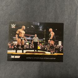 The Rock Vs Stone Cold 2015 Topps #4 Of 8