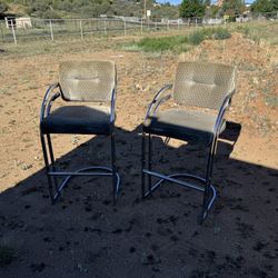 Vintage Mid century Counter Height Stools