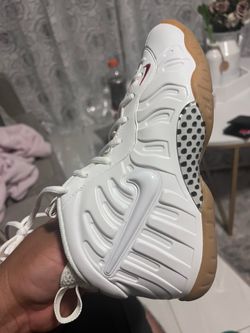 Nike foamposite  white Gucci sz6