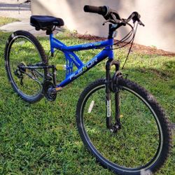 Kent Flexor 29 inch Dual Suspension Mountain Bike. 21 Speed Shimano Gears. 2 Disc Brakes. Front Shocks. Padded Seat