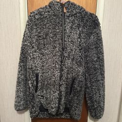 Womens Simply Southern Fuzzy Jacket
