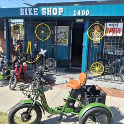 Electric Tricycle Brand New Only$ 1699  Or Make $200 Monthly Payments We Located 1400 Niles St Bakersfield Ca MG'S BIKE SHOP Affordable Prices 